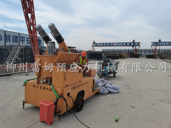 2022年1月22日，上海城建市政工程（集团）有限公司G236芜湖至汕尾公路鄱阳县城至余干乌泥段改建工程，采用了我公司CZB2×2-600A型预应力
设备、LMCJS型自动上料智能压浆设备、
千斤顶。